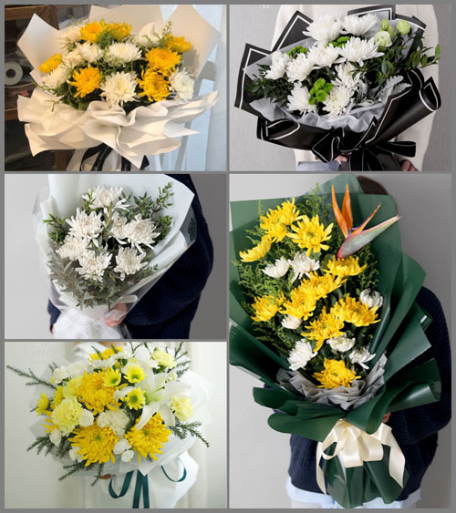 福建龙岩新罗区白沙镇吕洋村白事花束代送
